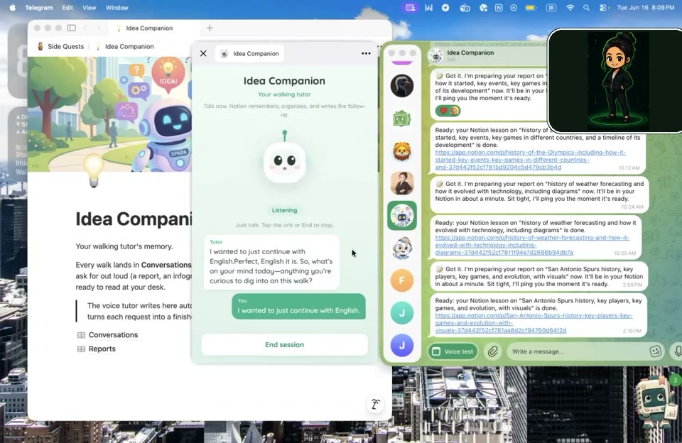 IC Bot / Idea Companion screenshot